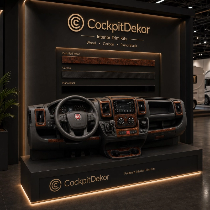 Peugeot Boxer 2006-heute 3D Cockpit Dekor Interieurleisten Set 23-teilig
