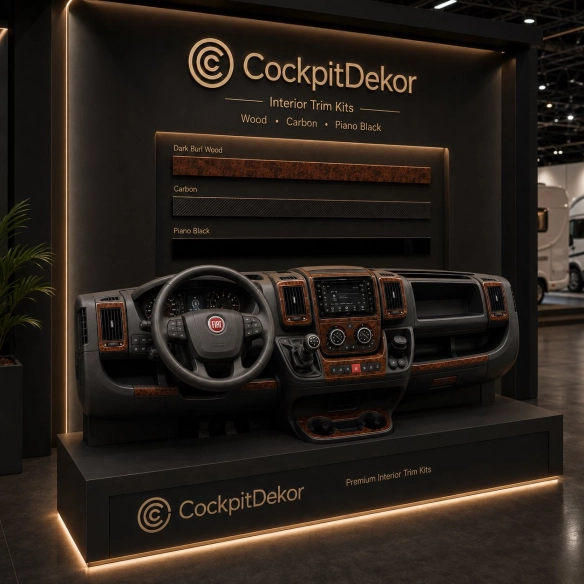 Peugeot Boxer 2006-heute 3D Cockpit Dekor Interieurleisten Set 23-teilig