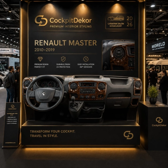 Renault Master-Nissan Interstar 2010-heute 3D Cockpit Dekor Interieurleisten Set 29-teilig