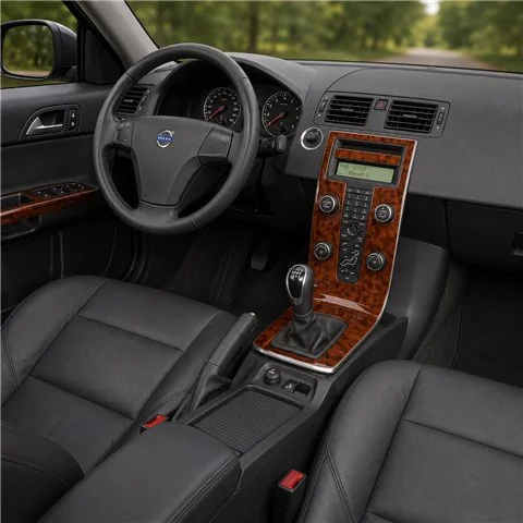 Volvo S 40-V 50-C 30 2003+ 3D Armaturenbrett-Dekor-Set, 13 Teile