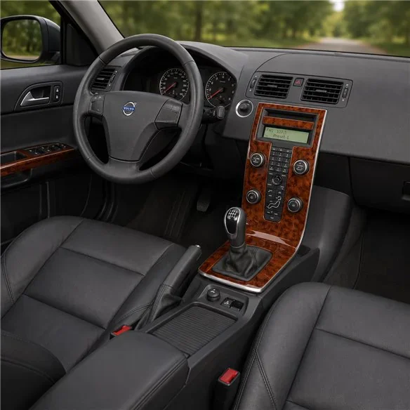 Volvo S 40-V 50-C 30 2003+ 3D Armaturenbrett-Dekor-Set, 13 Teile