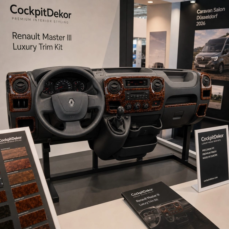Opel Movano 2010-heute 3D Cockpit Dekor Interieurleisten Set 29-teilig