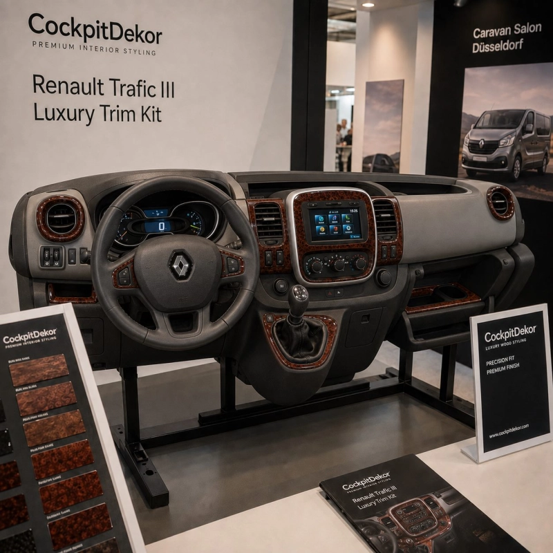 Renault Trafic 2015-heute 3D Cockpit Dekor Interieurleisten Set 19-teilig
