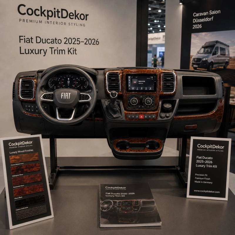 Peugeot Boxer 2021 3D Cockpit Dekor Interieurleisten Set 27-teilig