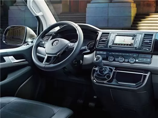 Volkswagen Transporter T6 2016 Mittelkonsole Armaturendekor Cockpit Dekor 38-Teilige - 1- Cockpit Dekor Innenraum