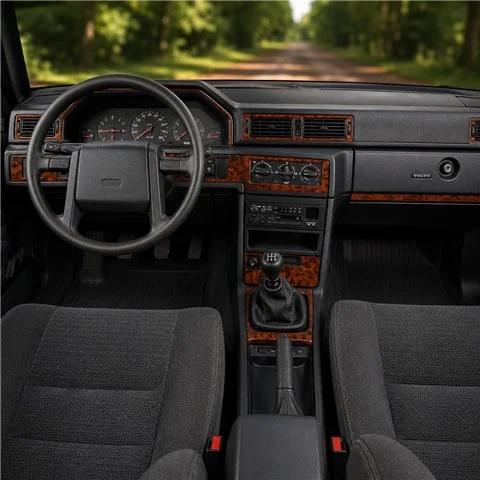Volvo 940 1990-1998 3D Armaturenbrett-Dekor-Set, 12 Teile