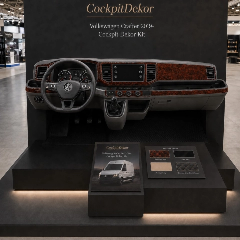 MAN TGE 2019 3D Cockpit Dekor Interieurleisten Set 29-teilig
