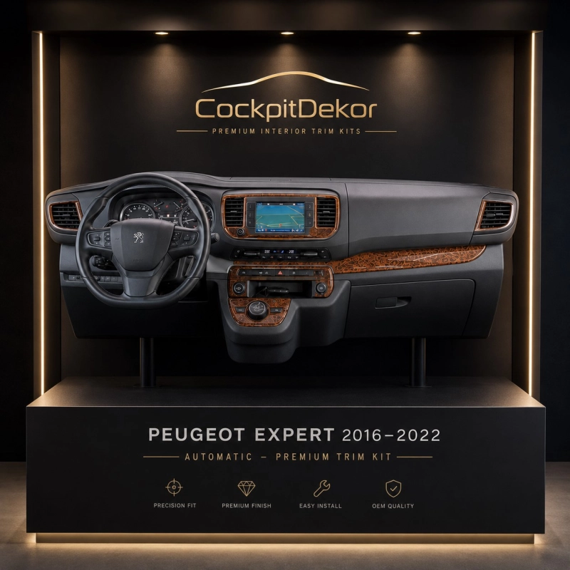 Peugeot Traveller 2016–Present 3D Interieur Armaturenbrett Dekor Set 32-teilig