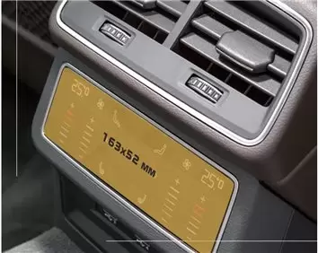 Audi A7 II (4K) 2017 - Present Digital Speedometer DisplayschutzGlass Kratzfest Anti-Fingerprint Transparent