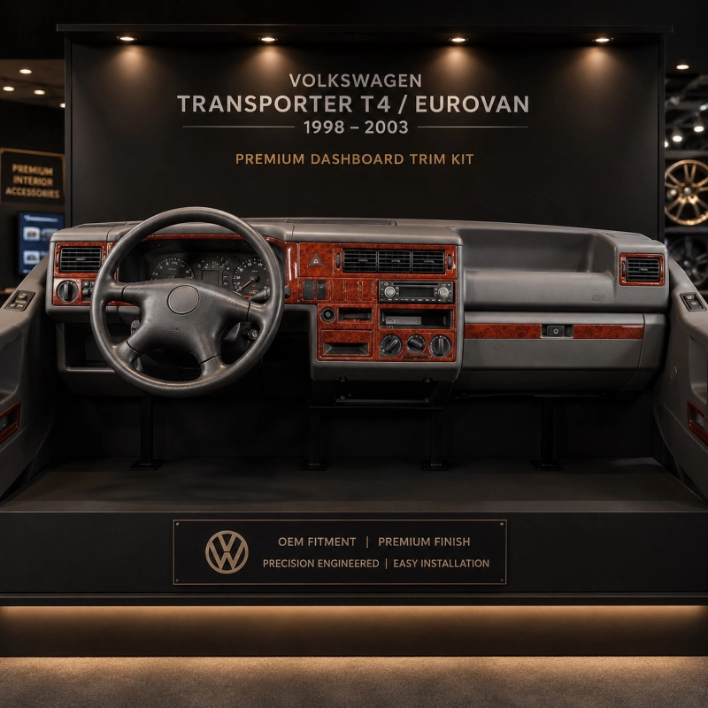 Volkswagen Transporter T4 1998-2003 3D Cockpit Dekor Interieurleisten Set 18-teilig