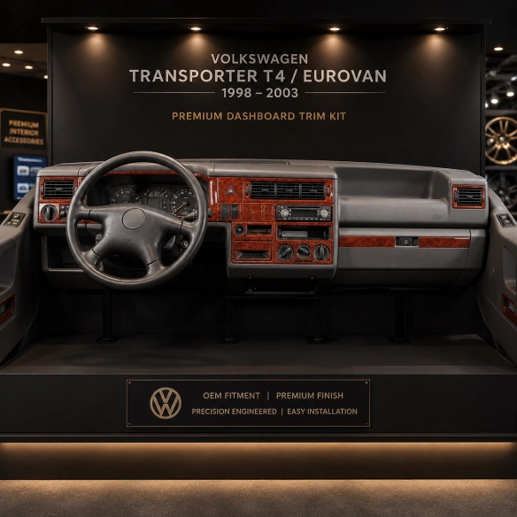 Volkswagen Transporter T4 1998-2003 3D Cockpit Dekor Interieurleisten Set 18-teilig