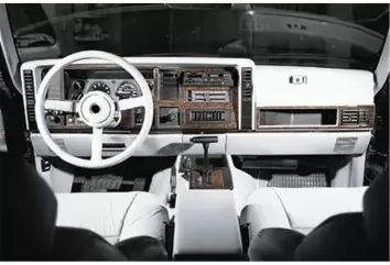 Chrysler Cherokee 84-97 Mittelkonsole Armaturendekor Cockpit Dekor 3-Teilige - 1- Cockpit Dekor Innenraum