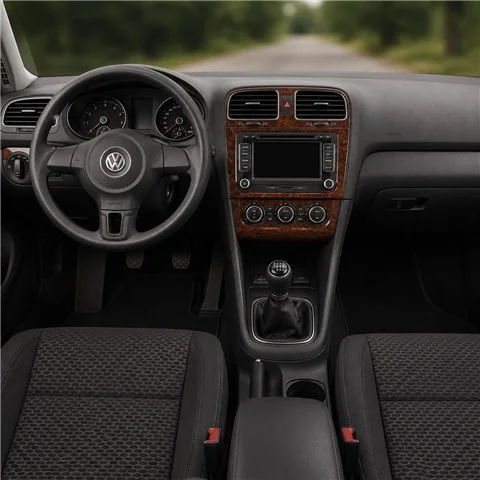 Volkswagen Golf VI 2008+ 3D Armaturenbrett-Dekor-Set, 15 Teile