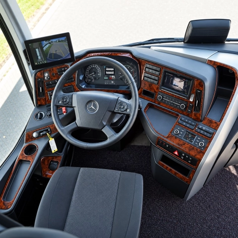 Mercedes-Benz Tourismo 2022 3D Cockpit Dekor Interieurleisten Set 12-teilig