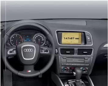 Audi E-tron GT (RS) 2021 - Present Multimedia 10,1" DisplayschutzGlass Kratzfest Anti-Fingerprint Transparent - 1- Cockpit Dekor