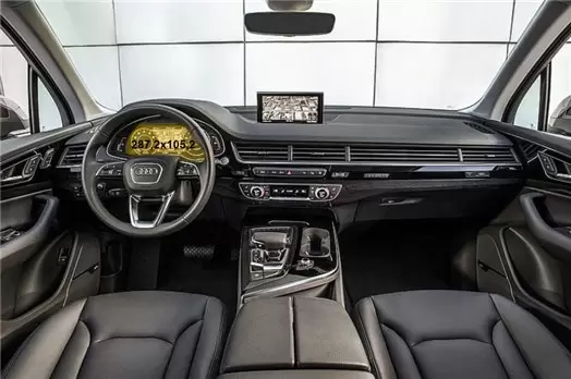 Audi Q5 II (FY) Facelift 2019 - Present Multimedia MMI 8,3" DisplayschutzGlass Kratzfest Anti-Fingerprint Transparent - 1- Cockp Audi Q5 II (FY) Facelift 2019 - Present Multimedia MMI 8,3" DisplayschutzGlass Kratzfest Anti-Fingerprint Transparent - 1- Cockp
