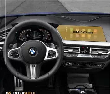 BMW 1 Series (F20) 2011 - 2017 Multimedia NBT 8,8" DisplayschutzGlass Kratzfest Anti-Fingerprint Transparent - 1