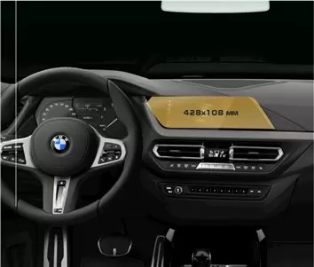 BMW 2 Series (G42) 2021 - Present Digital Speedometer BMW Live Cockpit Professional 10,25" DisplayschutzGlass Kratzfest Anti-Fin