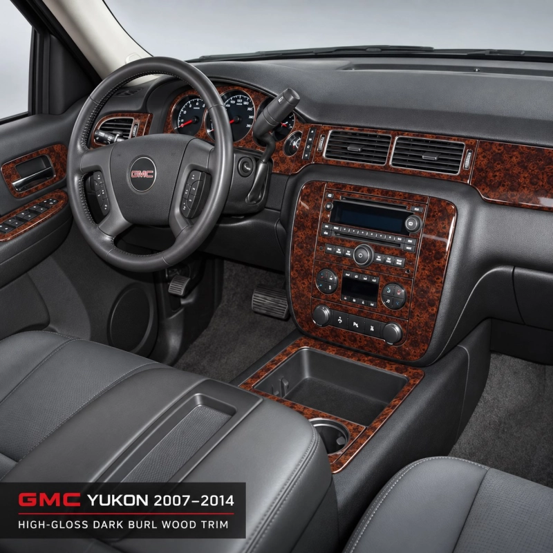 GMC Yukon 2007-2014 3D Cockpit Dekor Interieurleisten Set 42-teilig