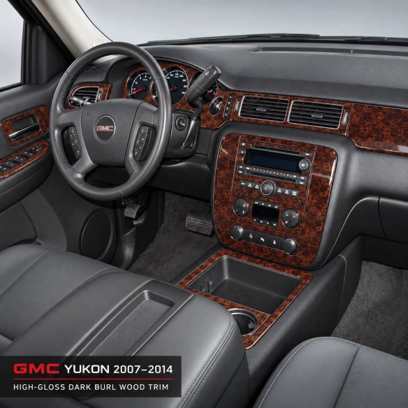 GMC Yukon 2007-2014 3D Cockpit Dekor Interieurleisten Set 42-teilig