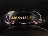 BMW 2 Series (G42) 2021 - Present Multimedia 10,25" DisplayschutzGlass Kratzfest Anti-Fingerprint Transparent