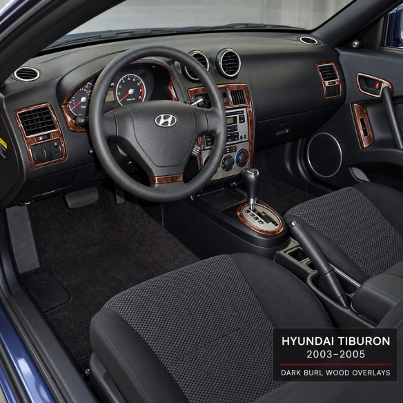 Hyundai Tiburon 2003-2005 3D Cockpit Dekor Interieurleisten Set Full Set / as shown in product diagram-teilig