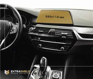 BMW 5 Series (G30) 2020 - Present Digital Speedometer (with sensor) 12,3" 338,1?123,1 ?? DisplayschutzGlass Kratzfest Anti-Finge