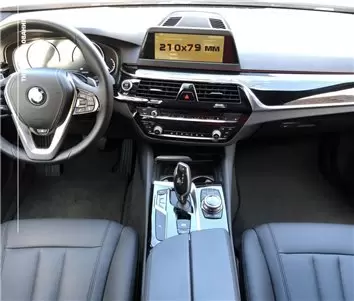 BMW 6 Series (F12) 2011 - 2018 Multimedia 8,8" DisplayschutzGlass Kratzfest Anti-Fingerprint Transparent - 1- Cockpit Dekor Inne