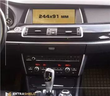 BMW 6 Series (F12) 2011 - 2018 Multimedia NBT EVO 10,2" DisplayschutzGlass Kratzfest Anti-Fingerprint Transparent