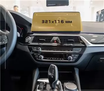 BMW 6 Series (G32) 2017 - 2020 Digital Speedometer (Mit sensor) 12,3" DisplayschutzGlass Kratzfest Anti-Fingerprint Transparent 
