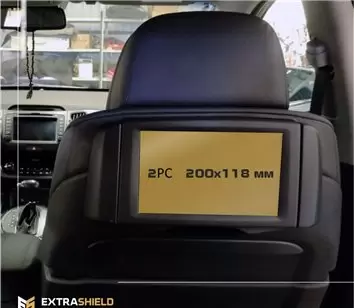 BMW 7 Series (F01/F02) 2012 - 2015 Multimedia 8,8" DisplayschutzGlass Kratzfest Anti-Fingerprint Transparent