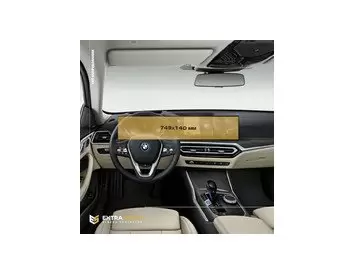BMW i3 2013 - 2020 Digital Speedometer DisplayschutzGlass Kratzfest Anti-Fingerprint Transparent - 1