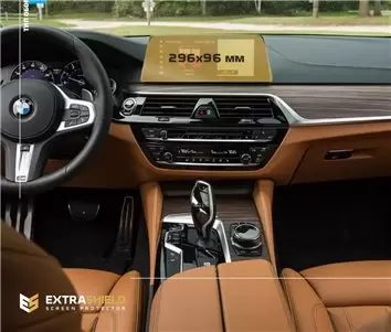 BMW X3 (G01) 2017 - 2021 Digital Speedometer (Central) 12,3" DisplayschutzGlass Kratzfest Anti-Fingerprint Transparent - 1