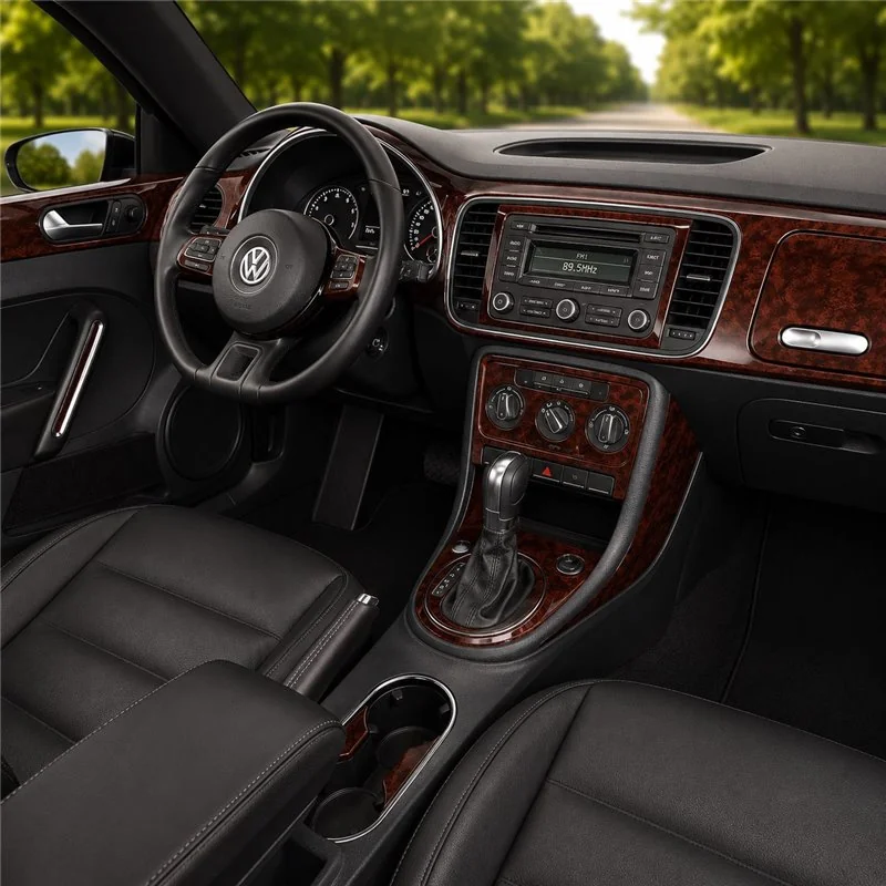 Volkswagen Beetle 2012+ Komplettset, Audio SD Card, ohne Navigation 3D Armaturenbrett-Dekor-Set