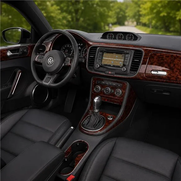 Volkswagen Beetle 2012+ Komplettset, mit Navigation 3D Armaturenbrett-Dekor-Set