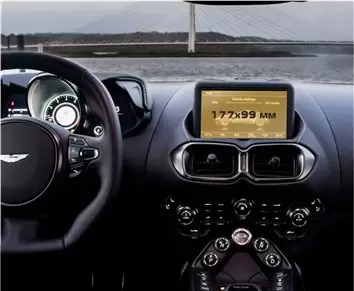 BMW X7 (G07) 2018 - Present Digital Speedometer (Mit sensor) 12,3" DisplayschutzGlass Kratzfest Anti-Fingerprint Transparent - 1