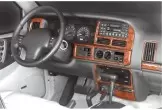 Chrysler Grand Cherokee 1996 Mittelkonsole Armaturendekor Cockpit Dekor 10-Teilige