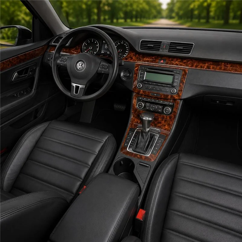 Volkswagen Passat CC 2009-2011 Komplettset 3D Armaturenbrett-Dekor-Set