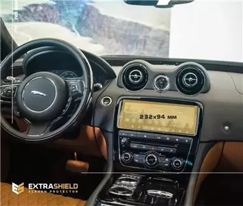 Jaguar I-PACE 2018 - Present Digital Speedometer DisplayschutzGlass Kratzfest Anti-Fingerprint Transparent