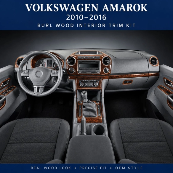 Volkswagen Amarok 2011-2018 3D Cockpit Dekor Interieurleisten Set 35-teilig