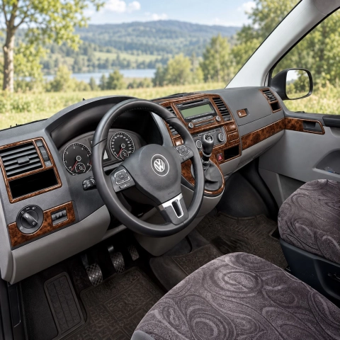 Volkswagen Caravelle T6 2009-heute 3D Cockpit Dekor Interieurleisten Set 37-teilig