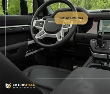 Lamborghini Urus 2017 - Present Digital Speedometer 10,2" DisplayschutzGlass Kratzfest Anti-Fingerprint Transparent