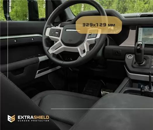 Lamborghini Urus 2017 - Present Digital Speedometer 10,2" DisplayschutzGlass Kratzfest Anti-Fingerprint Transparent - 1- Cockpit