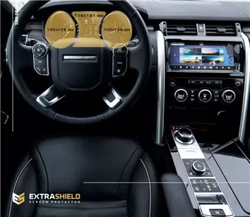 Land Rover Defender (90-110) 2019 - Present Digital Speedometer 12,3" DisplayschutzGlass Kratzfest Anti-Fingerprint Transparent 