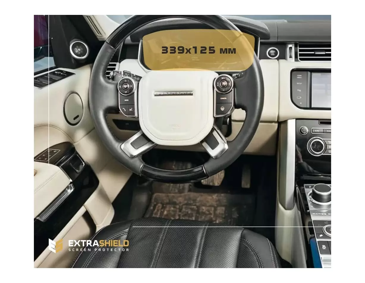 Land Rover Discovery Sport (L550) 2020 - Present Multimedia 10,2" DisplayschutzGlass Kratzfest Anti-Fingerprint Transparent - 1-