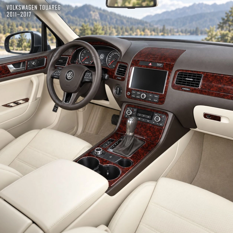 Volkswagen Touareg 2011-2017 3D Cockpit Dekor Interieurleisten Set 35-teilig