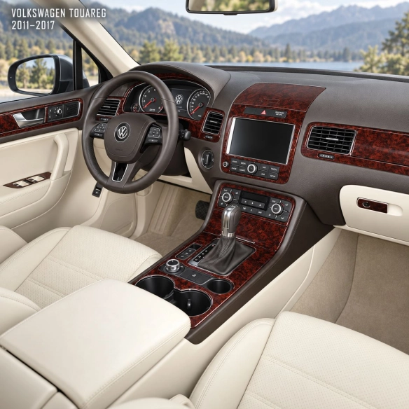 Volkswagen Touareg 2011-2017 3D Cockpit Dekor Interieurleisten Set 35-teilig