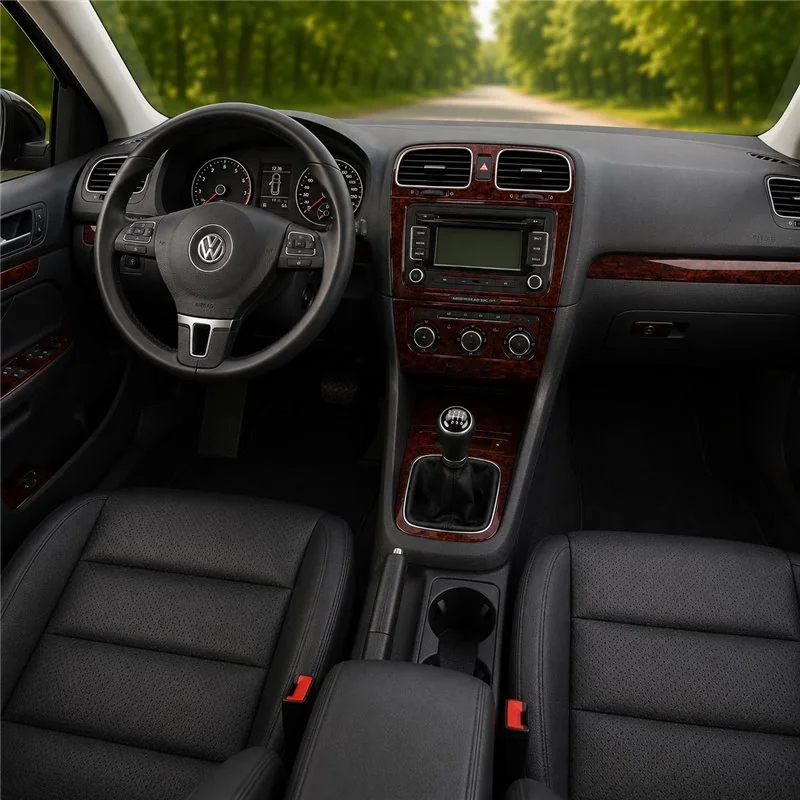 Volkswagen Jetta 2010-2010 Komplettset, Schaltgetriebe 3D Armaturenbrett-Dekor-Set