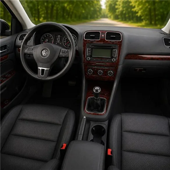 Volkswagen Jetta 2010-2010 Komplettset, Schaltgetriebe 3D Armaturenbrett-Dekor-Set