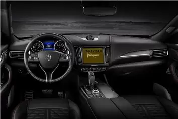 Maserati Levante 2016 - Present Multimedia 8,4" DisplayschutzGlass Kratzfest Anti-Fingerprint Transparent